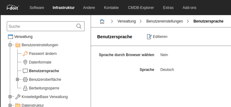 Benutzersprache
