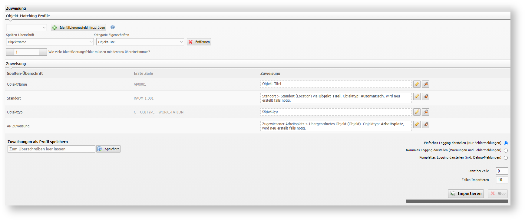 CSV Mapping