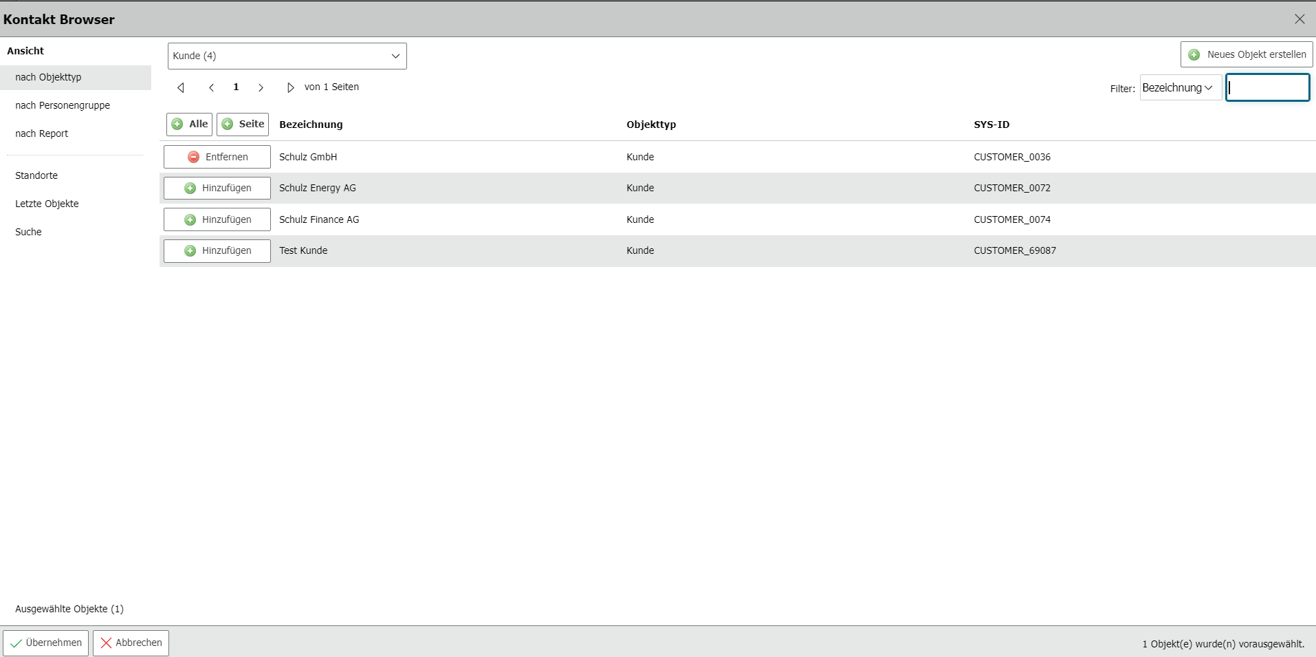 Kontakt Browser