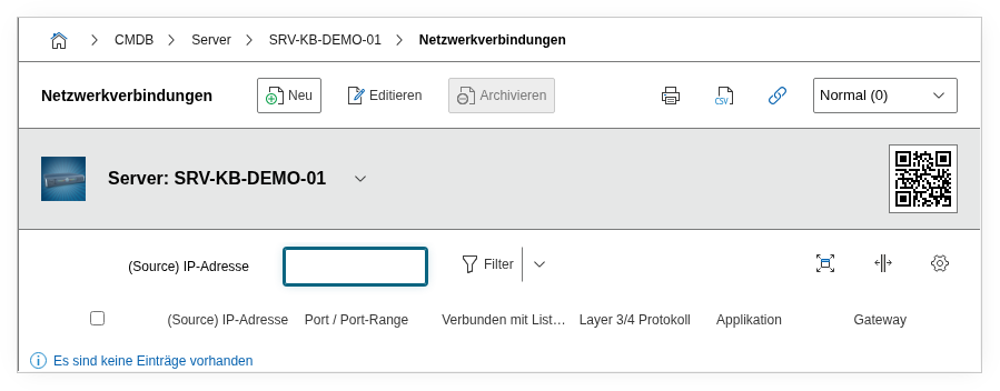 Netzwerkverbindungen
