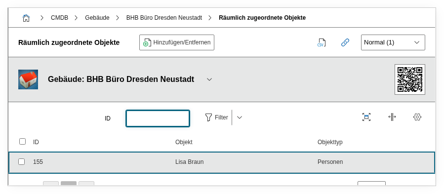 Lokal zugewiesene Objekte