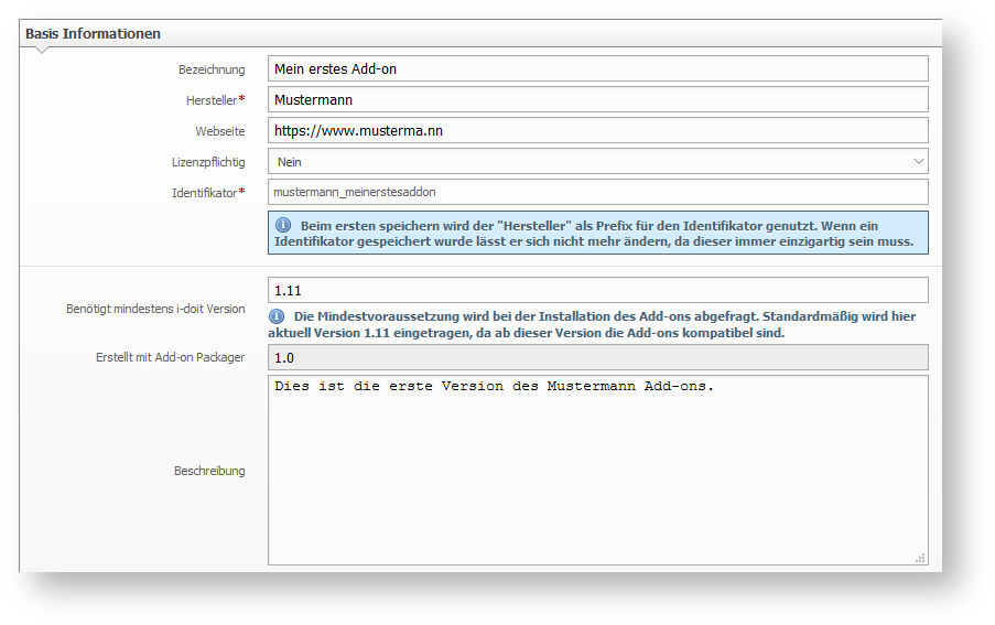 Basis Informationen