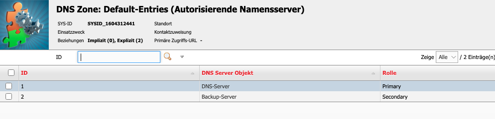 Autorisierende Namsserver