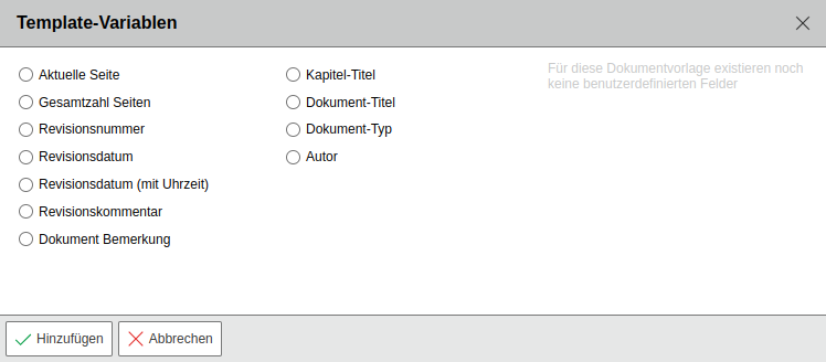 Platzhalter Template