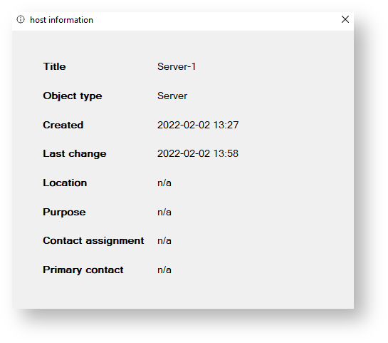 Object Details