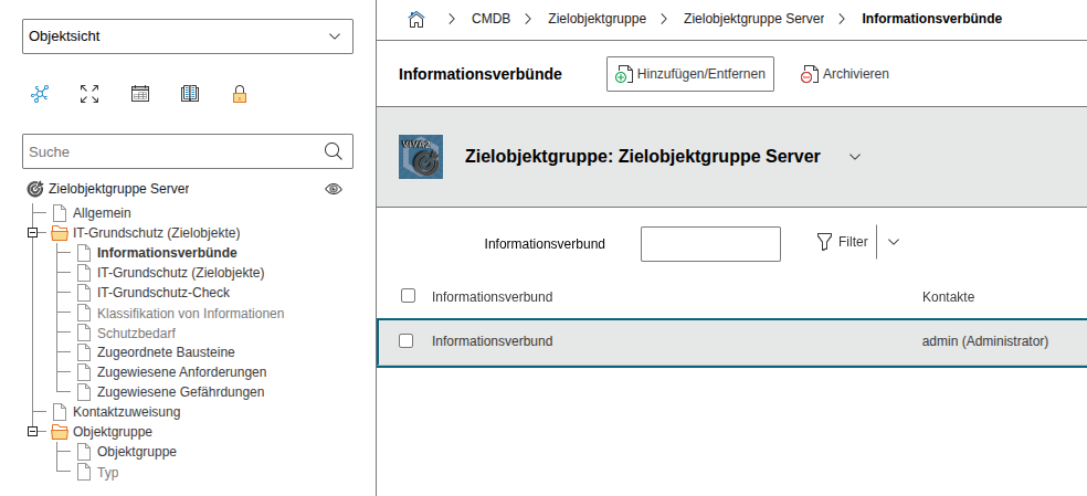 Zuweisung von Prozessbausteinen
