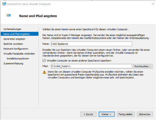 Appliance-New-VM