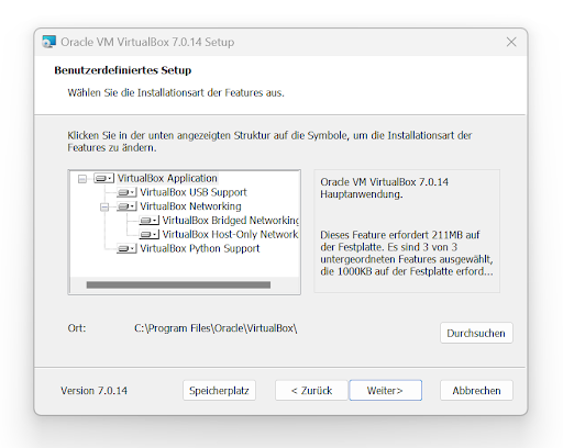 Installation features