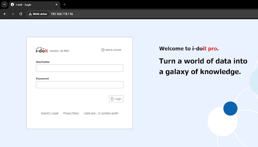 i-doit login