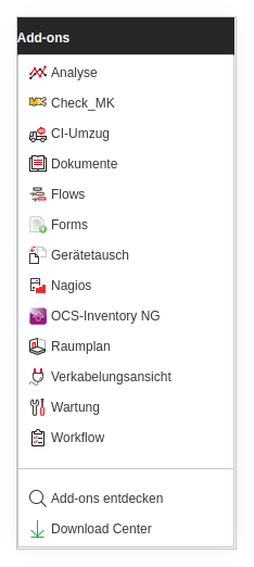 Accessing the add-on