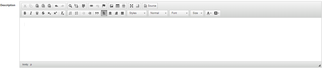 HTML Editor Multiline Text Fields