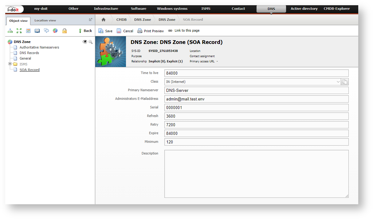 SOA Records