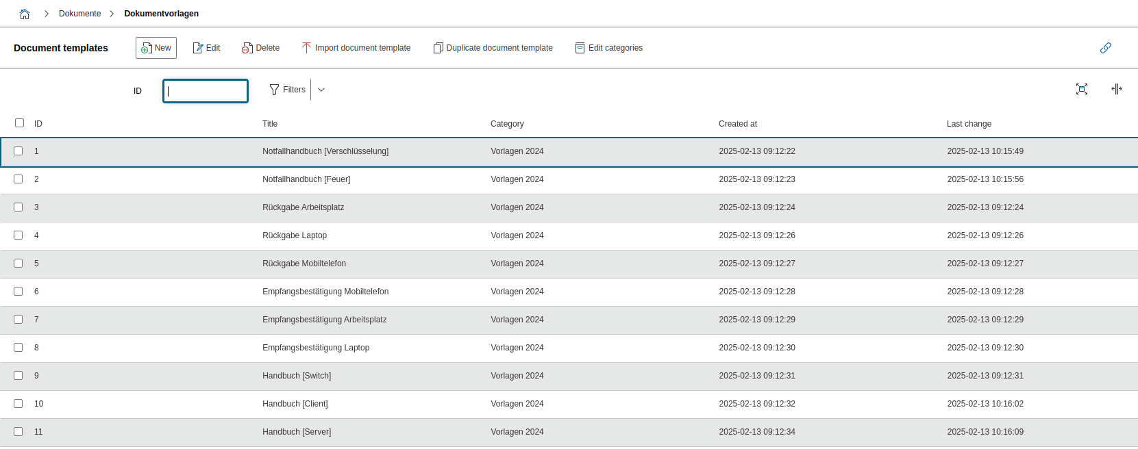 Templates overview