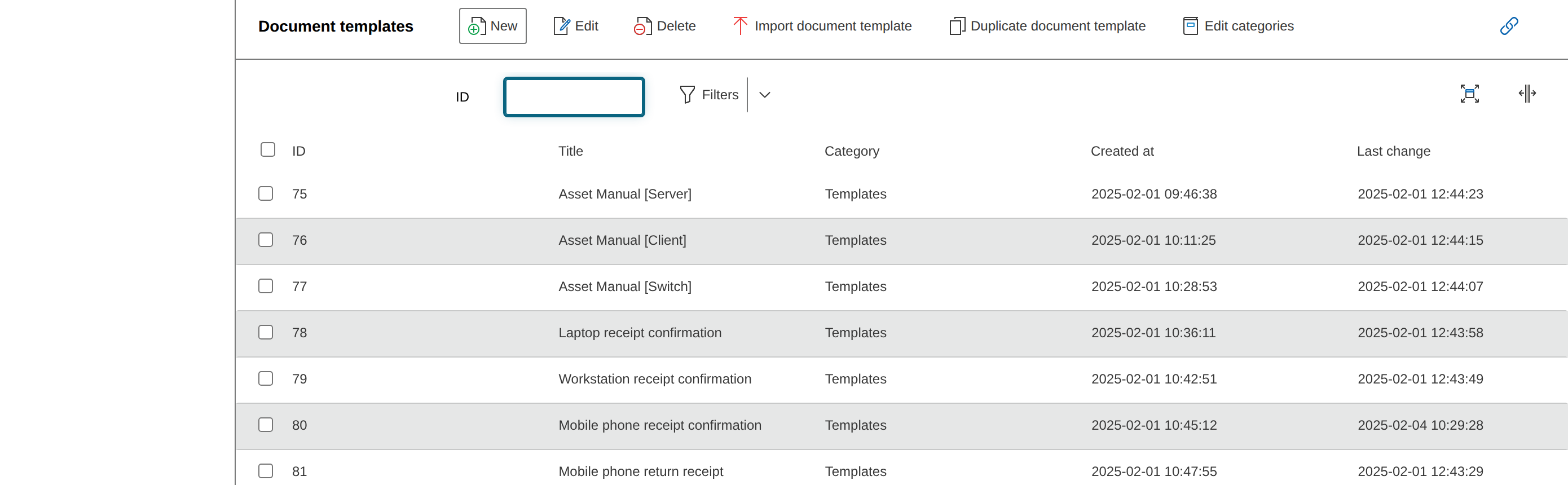 Templates overview