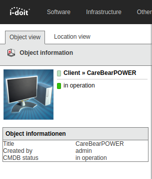 object information