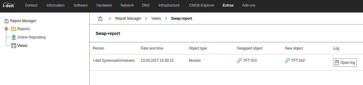 Swap Report