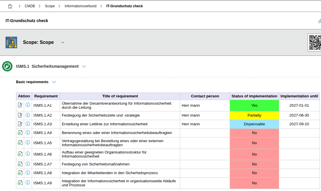 IT-Grundschutz check